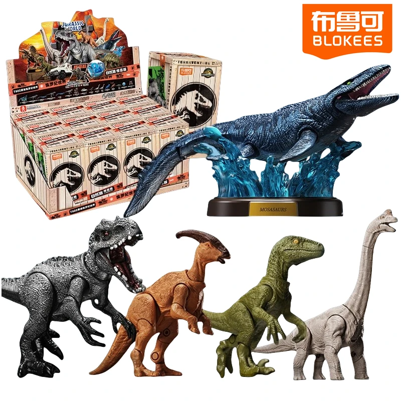 BLOKEES Original Jurassic World V02 Mosasauridae Jurassic Park Dinosaurs TERRAVENTURE Assembled Model Action Figure Toy Gift BLOKEES Original Jurassic World V02 Mosasauridae Jurassic Park Dinosaurs TERRAVENTURE Assembled Model Action Figure Toy Gift - Image 1