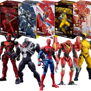BLOKEES Original Spider Man Venom Peni Parker Wolverine Deadpool Marvel CHAMPION CLASS Version Action Figure Assembled Toys Gift