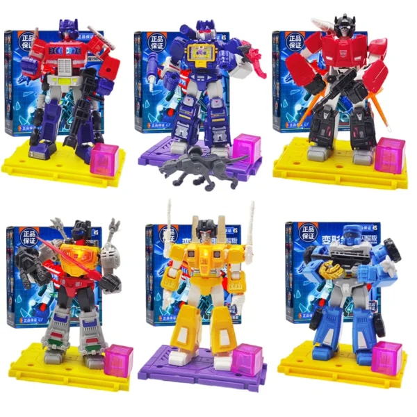 Blokees Transformer Optimus Prime Building Blocks Transforming Bumblebee Action Figure Robot Model Kids Gif Blokees Transformer Optimus Prime Building Blocks Transforming Bumblebee Action Figure Robot Model Kids Gif - Image 1
