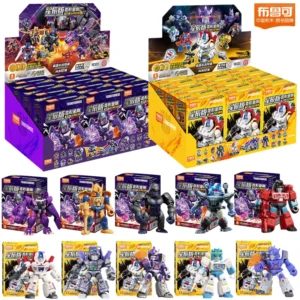 Blokees Transformers Action Figure Optimus Prime Grimlock Defender Version Transformation Bumblebee Robot Collection Toy