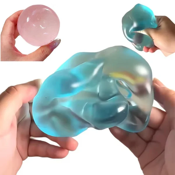Blue Maltose Squishy Toys Anti Stress Sensory Fidgets Toy Soft Simulated Transparent Blue Maltose Slow-rebound Decompression Toy Blue Maltose Squishy Toys Anti Stress Sensory Fidgets Toy Soft Simulated Transparent Blue Maltose Slow-rebound Decompression Toy - Image 1