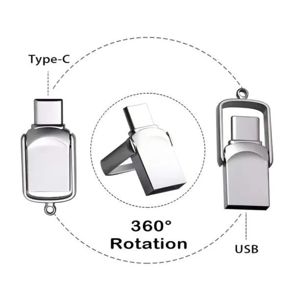 CCSN 2in1 Pen Drive USB Flash Drive 32GB 64GB 128GB for TYPE-C PC High Speed USB Flash Drive 128GB USB 2.0 TYPE-C 32GB 64GB - Image 1
