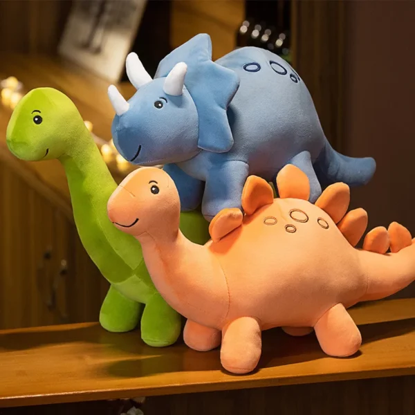 Cartoon Colorful Dinosaur Plush Toy Cute Stuffed Animals Triceratops Plushies Kawaii Soft Kids Toys for Boys Girls Home Decor Cartoon Colorful Dinosaur Plush Toy Cute Stuffed Animals Triceratops Plushies Kawaii Soft Kids Toys for Boys Girls Home Decor - Image 1