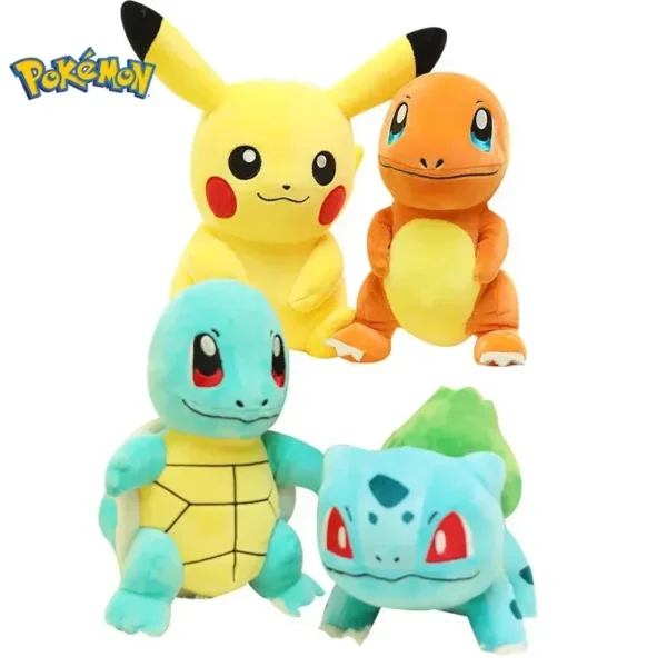 Charmander Squirtle Bulbasaur Pikachu Plush Toys Anime Plushies Animal Collectible Soft Stuffed Cartoon Gift Kids Birthday Gifts Charmander Squirtle Bulbasaur Pikachu Plush Toys Anime Plushies Animal Collectible Soft Stuffed Cartoon Gift Kids Birthday Gifts - Image 1