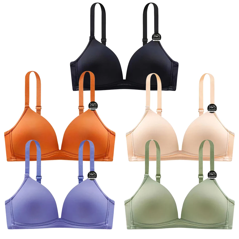Child Development Period Bra Girls Solid Color Adjustable and Non Removable Without Underwire Bra Girls Underwear Bralette Child Development Period Bra Girls Solid Color Adjustable and Non Removable Without Underwire Bra Girls Underwear Bralette - Image 1