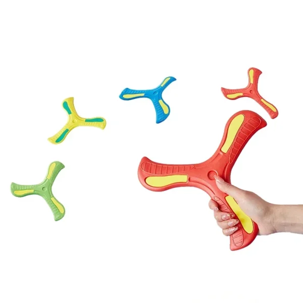 Children Outdoor Sport Flying Disc Soft EVA Touching Boomerang Return Dart Hand Throw Spinner Parent-Child Interactive Game Toys Children Outdoor Sport Flying Disc Soft EVA Touching Boomerang Return Dart Hand Throw Spinner Parent-Child Interactive Game Toys - Image 1