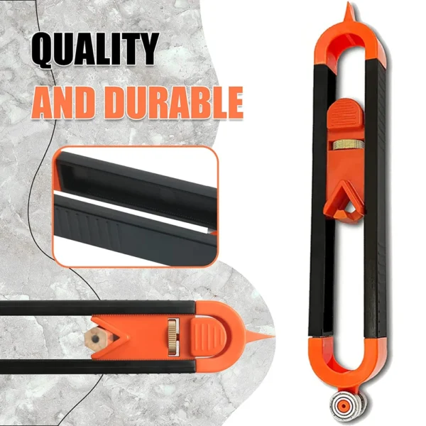 Contour Duplicator Gauge Tools Precise Contour Gauge Profile Tool Irregular fit for Welding Flooring Tile Carpet Woodworking DIY Contour Duplicator Gauge Tools Precise Contour Gauge Profile Tool Irregular fit for Welding Flooring Tile Carpet Woodworking DIY - Image 1