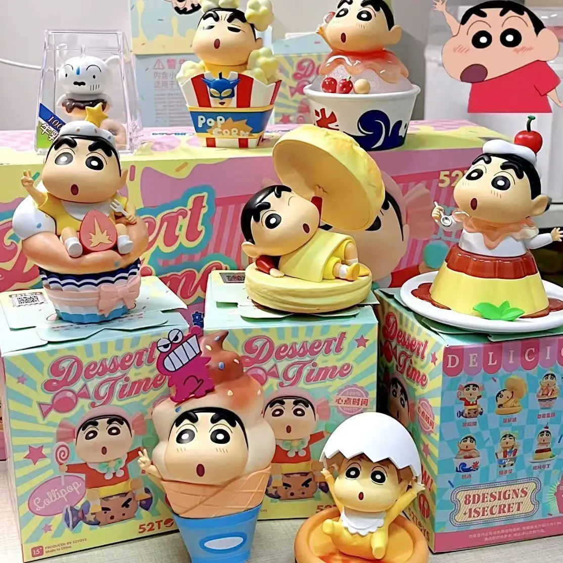 Crayon Shin-Chan Dessert Time Series Nohara Shinnosuke Blind Box Doll Kawaii Action Figure Desktop Ornaments Model Toy Gift Crayon Shin-Chan Dessert Time Series Nohara Shinnosuke Blind Box Doll Kawaii Action Figure Desktop Ornaments Model Toy Gift - Image 1