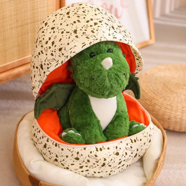 Creative Dinosaur egg Turn Into Dino Plush Toys Creative Stuffed Cartoon Dragon Doll Pillow Baby Sleeping Cushion for Kids Gifts Creative Dinosaur egg Turn Into Dino Plush Toys Creative Stuffed Cartoon Dragon Doll Pillow Baby Sleeping Cushion for Kids Gifts - Image 1