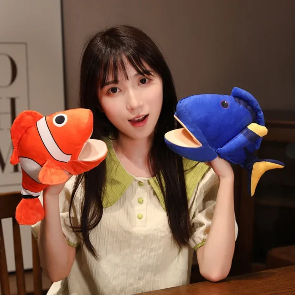Crocodile Shark Killer Whale Plush Hand Puppets Lifelike Tropical Fish Penguin Octopus Hand Puppets For Kids Adults Muppets Crocodile Shark Killer Whale Plush Hand Puppets Lifelike Tropical Fish Penguin Octopus Hand Puppets For Kids Adults Muppets - Image 1