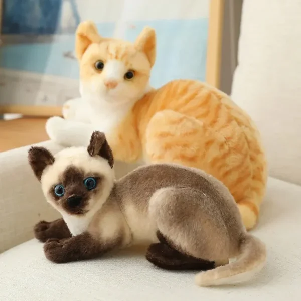 Cute Plush Cat Doll Soft Stuffed Animal Plush Kitten Toys for Children Cartoon Kids Girl Baby Birthday Gift - Image 1