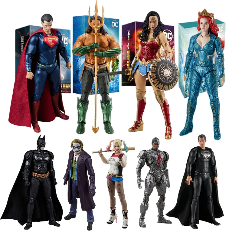 DC Originals Justice League Figure Superman Batman Wonder Woman Aquaman Mera Anime Figures Collectble Models Toys Gift DC Originals Justice League Figure Superman Batman Wonder Woman Aquaman Mera Anime Figures Collectble Models Toys Gift - Image 1