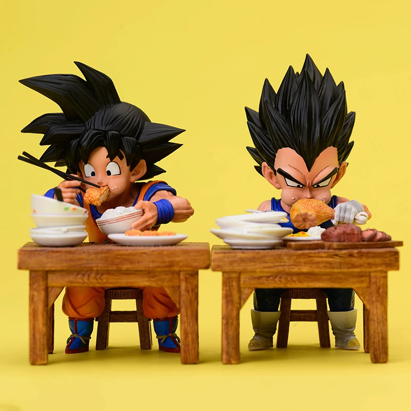Dragon Ball Z Vegeta Figure Son Goku eating 8cm Pvc Action Figures Collection Model Toys For Children Christmas Gifts Dragon Ball Z Vegeta Figure Son Goku eating 8cm Pvc Action Figures Collection Model Toys For Children Christmas Gifts - Image 1