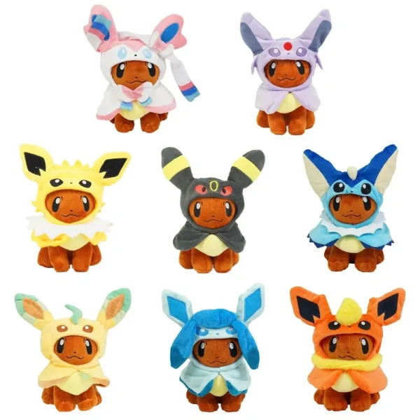 Eevee Cos Umbreon Espeon Jolteon Flareon Glaceon Vaporeon Sylveon Leafeon Plush Toy Stuffed Soft Cartoons All Star Collection - Image 1