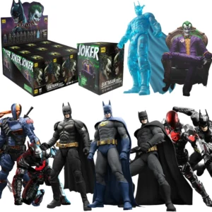 F5 Original Batman Arkham Knight JOKER BATSUIT V8.05 1970 DARK KINGHT Deathstroke Red Hood Blind Box Action Figure Model Toys