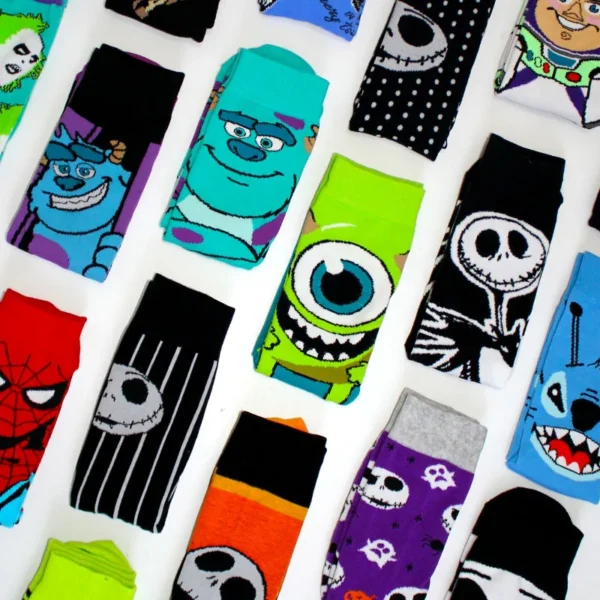 Fashion Anime Men Socks Stitch Long Socks Knee-High Couples Cosplay Sock Personality Hip Hop Harajuku Women Funny Sock Size37-45 - Image 1