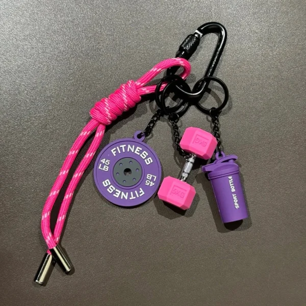 Fitness Keychain for Gym Lovers Premium Gift Sports Enthusiasts Accessories for Workout Bags Water Bottles D-shaped Buckle Fitness Keychain for Gym Lovers Premium Gift Sports Enthusiasts Accessories for Workout Bags Water Bottles D-shaped Buckle - Image 1