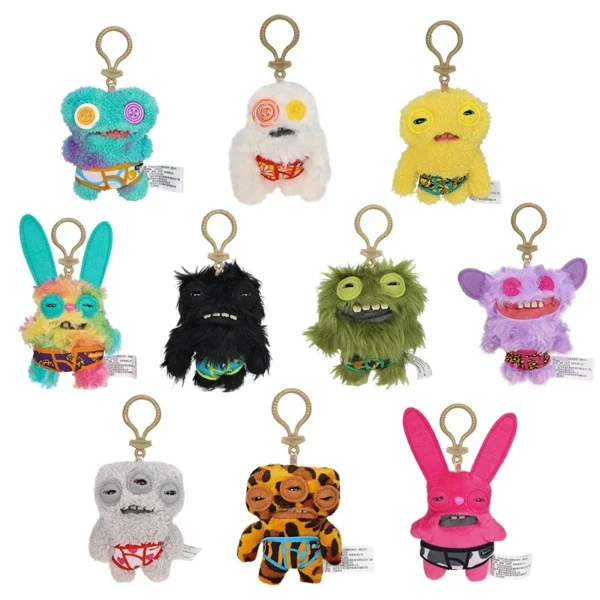 Fuggler Funny Ugly Monster Plush Toys Keychain Kawaii Fuggler Monster Rabbits Cute Stuffed Peluche Dolls Pendants Gifts Kid 12CM - Image 1