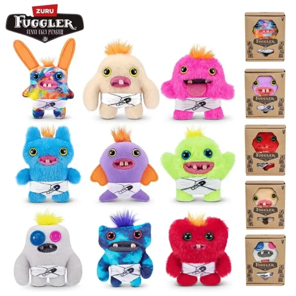 Fuggler Plush Funny Ugly Monster Baby Series Mr Needles Munch Fuggs Rabid Rabbit Wide Eyed Weirdo Stuffed Doll Gift Soft Toy Fuggler Plush Funny Ugly Monster Baby Series Mr Needles Munch Fuggs Rabid Rabbit Wide Eyed Weirdo Stuffed Doll Gift Soft Toy - Image 1