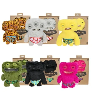 Fuggler WideEyed Tooths Monster Plush Dolls Soft Fuggler Stuffed Pants Gap Toothed McGoo‌ ‌Monstrosity Peluche Birthday Toys