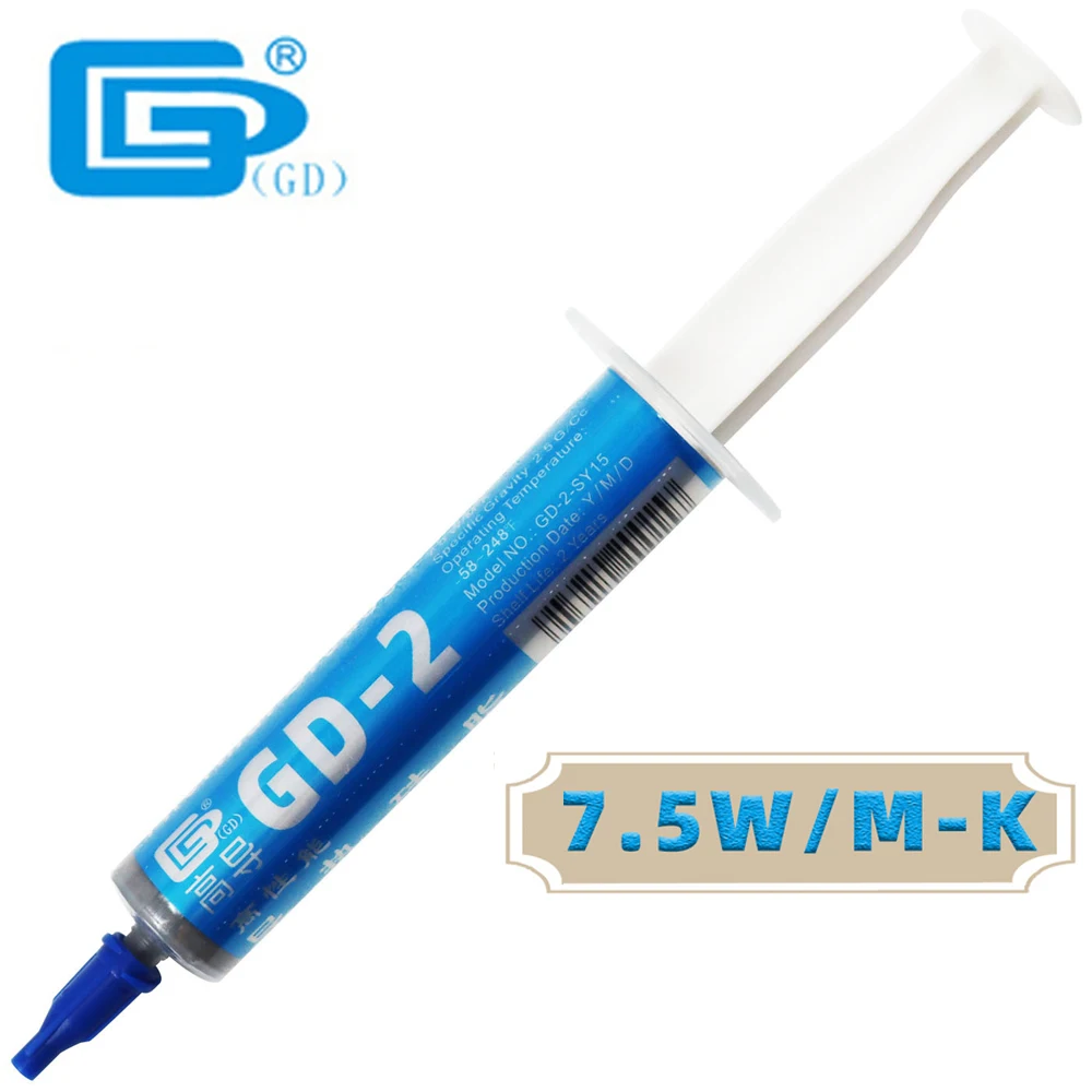 GD-2 7g/15g/30g Thermal Compound Conductive Grease GD900 Silicone Paste Heat Sink Processor CPU GPU Cooler Cooling Fan Plaster GD-2 7g/15g/30g Thermal Compound Conductive Grease GD900 Silicone Paste Heat Sink Processor CPU GPU Cooler Cooling Fan Plaster - Image 1