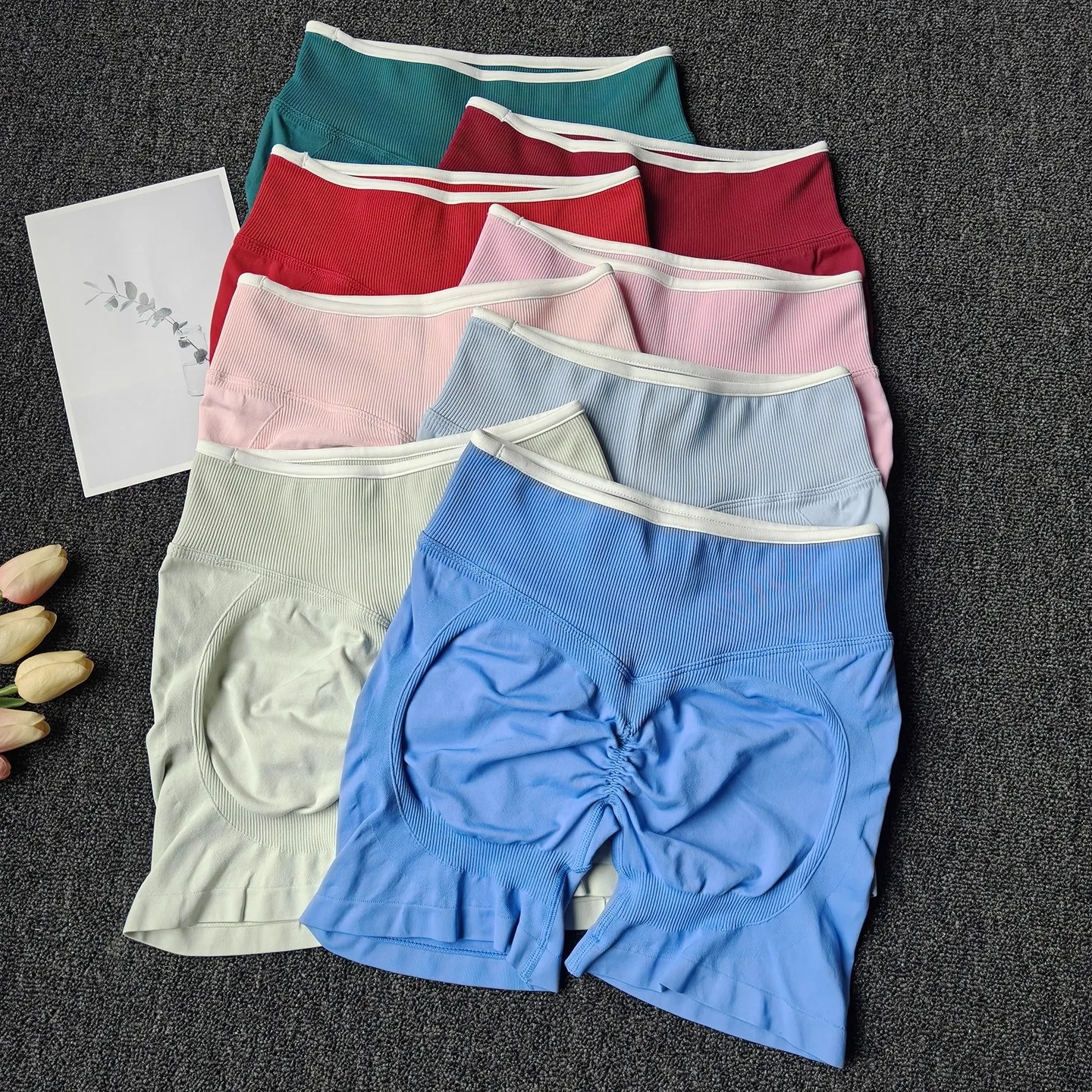 Gym Shorts Women Fitness Sports Biker High Waisted Shorts Running Yoga Shorts Workout Scrunch Butt Seamless Workout Tight Gym Shorts Women Fitness Sports Biker High Waisted Shorts Running Yoga Shorts Workout Scrunch Butt Seamless Workout Tight - Image 1