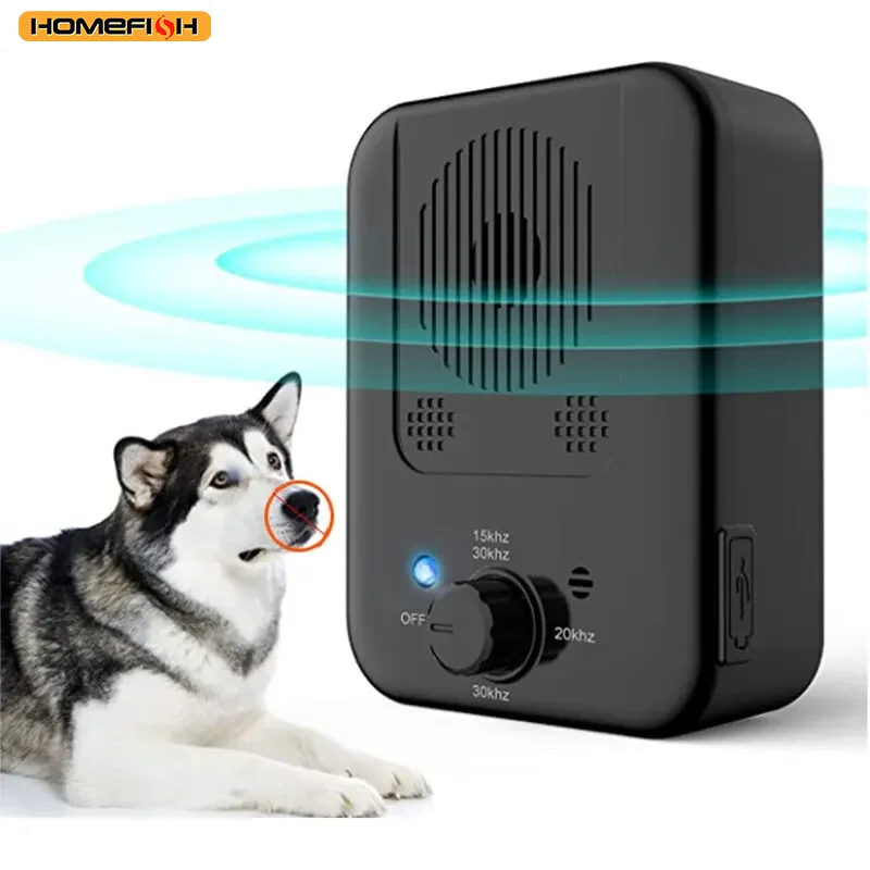 HOMEFISH Ultrasonic Barking Stop Device Dog Driving Device Noise Prevention Training Device Automatic Dog Barking Stop Device HOMEFISH Ultrasonic Barking Stop Device Dog Driving Device Noise Prevention Training Device Automatic Dog Barking Stop Device - Image 1