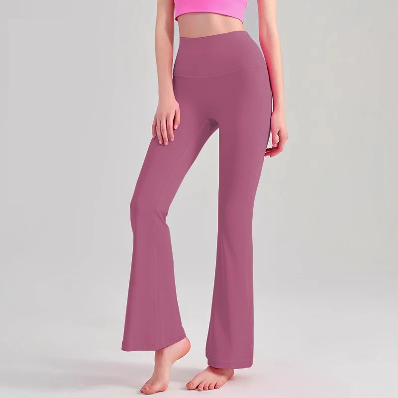 High-Waist Flared Yoga Pants for Women High-End Wide Leg Sports Leggings Hip Lifting Pilates Fitness Tights High-Waist Flared Yoga Pants for Women High-End Wide Leg Sports Leggings Hip Lifting Pilates Fitness Tights - Image 1