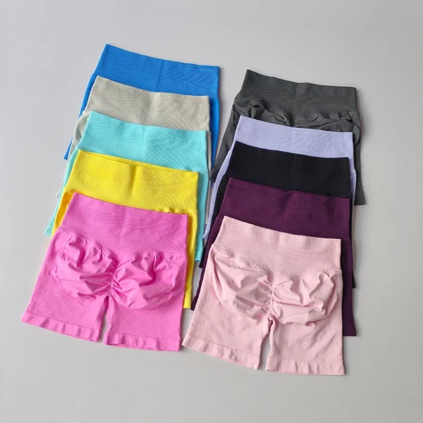 High-waisted Yoga Pants Fitness Pants Summer High Elasticity Thigh Training Peach Buttock Lifting Exercise Three-point Shorts High-waisted Yoga Pants Fitness Pants Summer High Elasticity Thigh Training Peach Buttock Lifting Exercise Three-point Shorts - Image 1