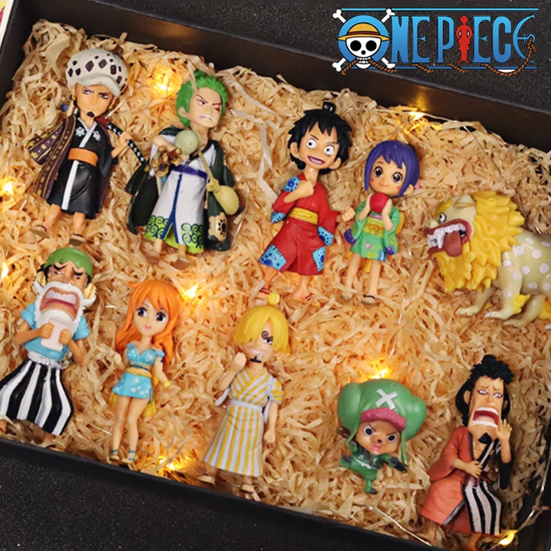 Hot 10Pcs/set One Piece Anime Figure Luffy Sanji Nami Zoro Chopper Frank Robin PVC Action Figure Model Children Dolls Gift Toys Hot 10Pcs/set One Piece Anime Figure Luffy Sanji Nami Zoro Chopper Frank Robin PVC Action Figure Model Children Dolls Gift Toys - Image 1
