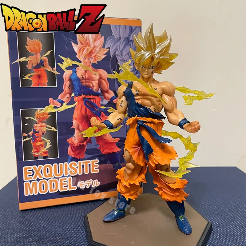 Hot Dragon Ball Son Goku Super Saiyan Anime Figure 16cm Goku DBZ Action Figure Model Gifts Collectible Figurines for Kids Hot Dragon Ball Son Goku Super Saiyan Anime Figure 16cm Goku DBZ Action Figure Model Gifts Collectible Figurines for Kids - Image 1