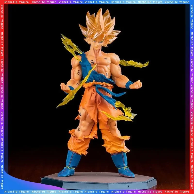 Hot Dragon Ball Son Goku Super Saiyan Anime Figure 16cm Goku DBZ Action Figure Model Gifts Collectible Figurines for Kids Hot Dragon Ball Son Goku Super Saiyan Anime Figure 16cm Goku DBZ Action Figure Model Gifts Collectible Figurines for Kids - Image 1