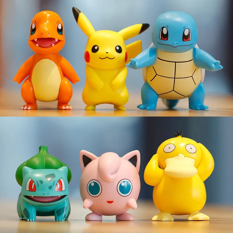 Hot Pokemon Anime Figures Pikachu Toys Model Charmander Psyduck Squirtle Jigglypuff Bulbasaur Kawaii Collect Dolls Kids Gift Hot Pokemon Anime Figures Pikachu Toys Model Charmander Psyduck Squirtle Jigglypuff Bulbasaur Kawaii Collect Dolls Kids Gift - Image 1
