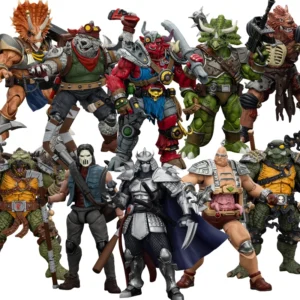 JOYTOY Original TMNT Teenage Mutant Ninja Turtles 1/18 Groundchuck Dirtbag Rahzar Full Series Action Figures Toy Model Doll Gift