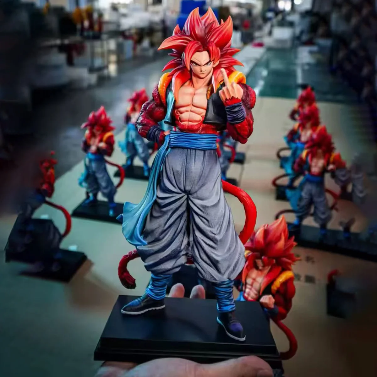 Jt Statue Dragon Ball Ssj4 Gogeta Figure Replaceable Hands Super Saiyan 4 Gogeta Pvc Action Figures Collection Model Toys Gifts Jt Statue Dragon Ball Ssj4 Gogeta Figure Replaceable Hands Super Saiyan 4 Gogeta Pvc Action Figures Collection Model Toys Gifts - Image 1