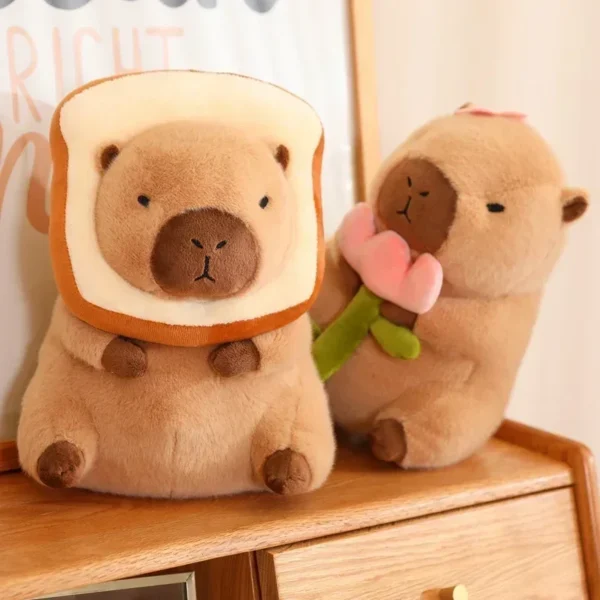 Kawaii Anime Capybara Bread Plush Toy Creative Stuffed Animals Capybara Toast Doll Girl Birthday Toys Girlfriend Cute Gift Kawaii Anime Capybara Bread Plush Toy Creative Stuffed Animals Capybara Toast Doll Girl Birthday Toys Girlfriend Cute Gift - Image 1