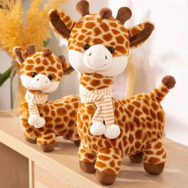 Keylingwd Simulation Giraffe Plush Toy Soft Plush Stuffed Animal Giraffe Doll Room Decoration Birthday Gift - Image 1