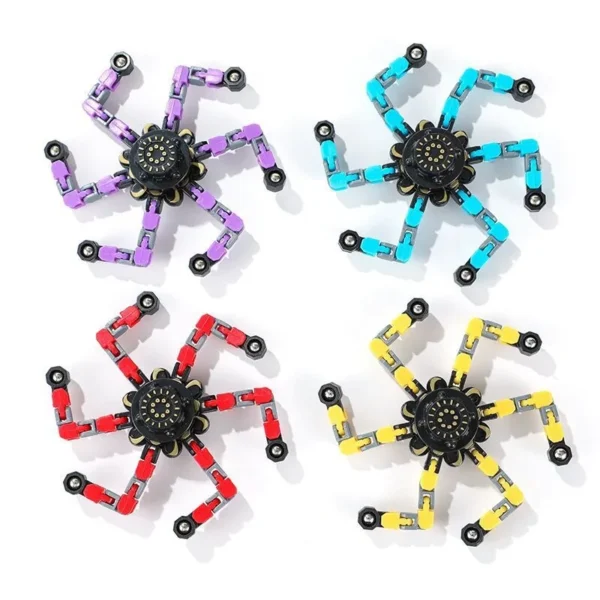 Kids Deformed Fidget Spinner Chain Toys For Children Resistance Hand Spinner Vent Toys Adult Gift Kids Deformed Fidget Spinner Chain Toys For Children Resistance Hand Spinner Vent Toys Adult Gift - Image 1