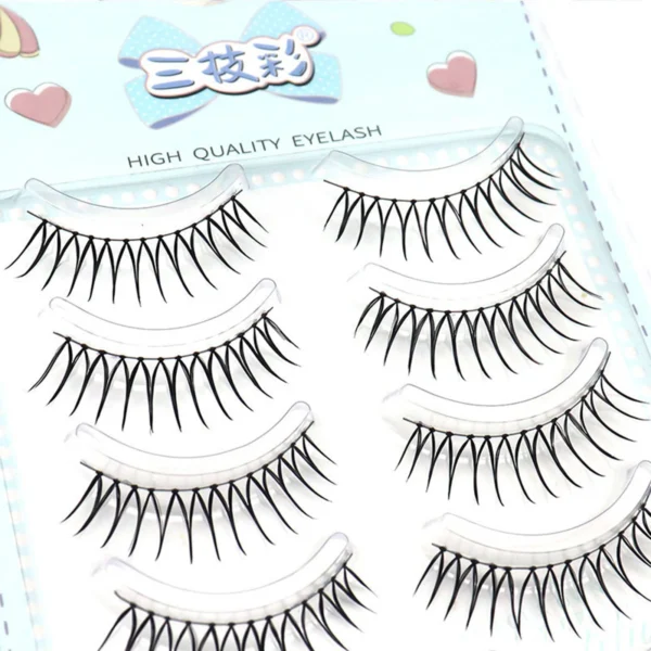 Korean U-shaped False Eyelashes Ins Zhang Yuanying False Eyelashes Natural Wispy Soft V Shaped Lash Extension Comic Eye Makeup Korean U-shaped False Eyelashes Ins Zhang Yuanying False Eyelashes Natural Wispy Soft V Shaped Lash Extension Comic Eye Makeup - Image 1