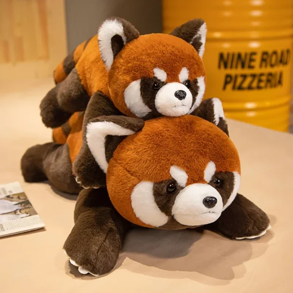 Lifelike Red Panda Stuffed Animals Raccoon Plush Toy Cute Panda Plushie Toy Gift For Kids Girlfriend Birthday Boy Christmas Gift - Image 1