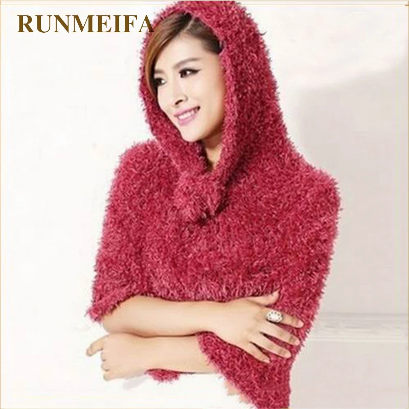 Luxury Brand Fashion Winter Warm Magic Scarf Multipurpose Plush Feeling 35 Colors Soft Comfortable Pashmina Shawls And Capes - Image 1