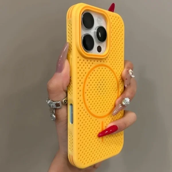 Luxury Magsafe Heat Dissipation Candy Phone Case For iPhone 17 12 13 14 15 16 Pro Max 16 Plus 17Air Magnetic Bumper Back Cover Luxury Magsafe Heat Dissipation Candy Phone Case For iPhone 17 12 13 14 15 16 Pro Max 16 Plus 17Air Magnetic Bumper Back Cover - Image 1