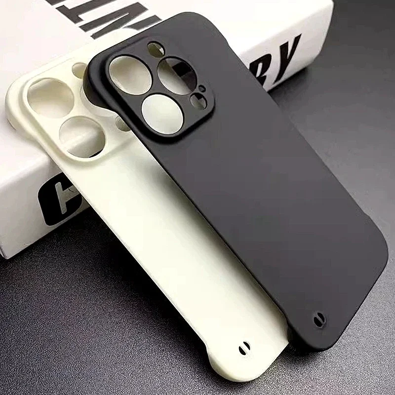 Luxury No borders Matte Phone Case For iPhone 11 12 13 14 15 Pro Max 7 8 Plus X Xs Max XR Mini Ultrathin Bumper Cases Cover Luxury No borders Matte Phone Case For iPhone 11 12 13 14 15 Pro Max 7 8 Plus X Xs Max XR Mini Ultrathin Bumper Cases Cover - Image 1
