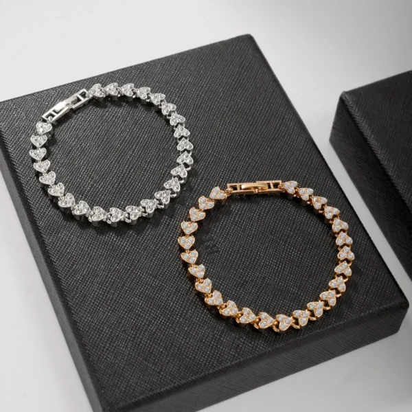 Luxury Roman Crystal Geometric Chain Bracelets for Women Trendy 2024 Goth Full Rhinestone Charm Bangles Wed Jewelry Accessories Luxury Roman Crystal Geometric Chain Bracelets for Women Trendy 2024 Goth Full Rhinestone Charm Bangles Wed Jewelry Accessories - Image 1