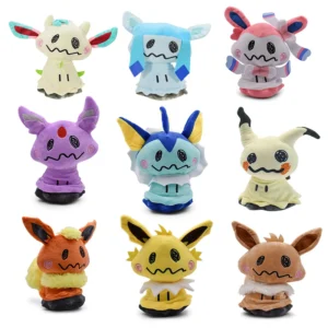 Mimikyu Cos Plush Toys Umbreon Eevee Sylveon Espeon Vaporeon Leafeon Anime Stuffed Cartoon Peluche Doll