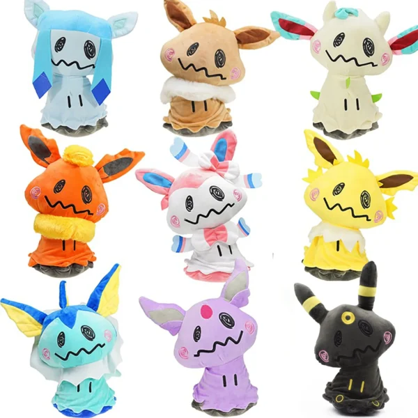 Mimikyu Cos Umbreon Jolteon Vaporeon Flareon Sylveon Eevee Espeon Leafeon Glaceon PlushToys Doll Stuffed Animal 8inch - Image 1
