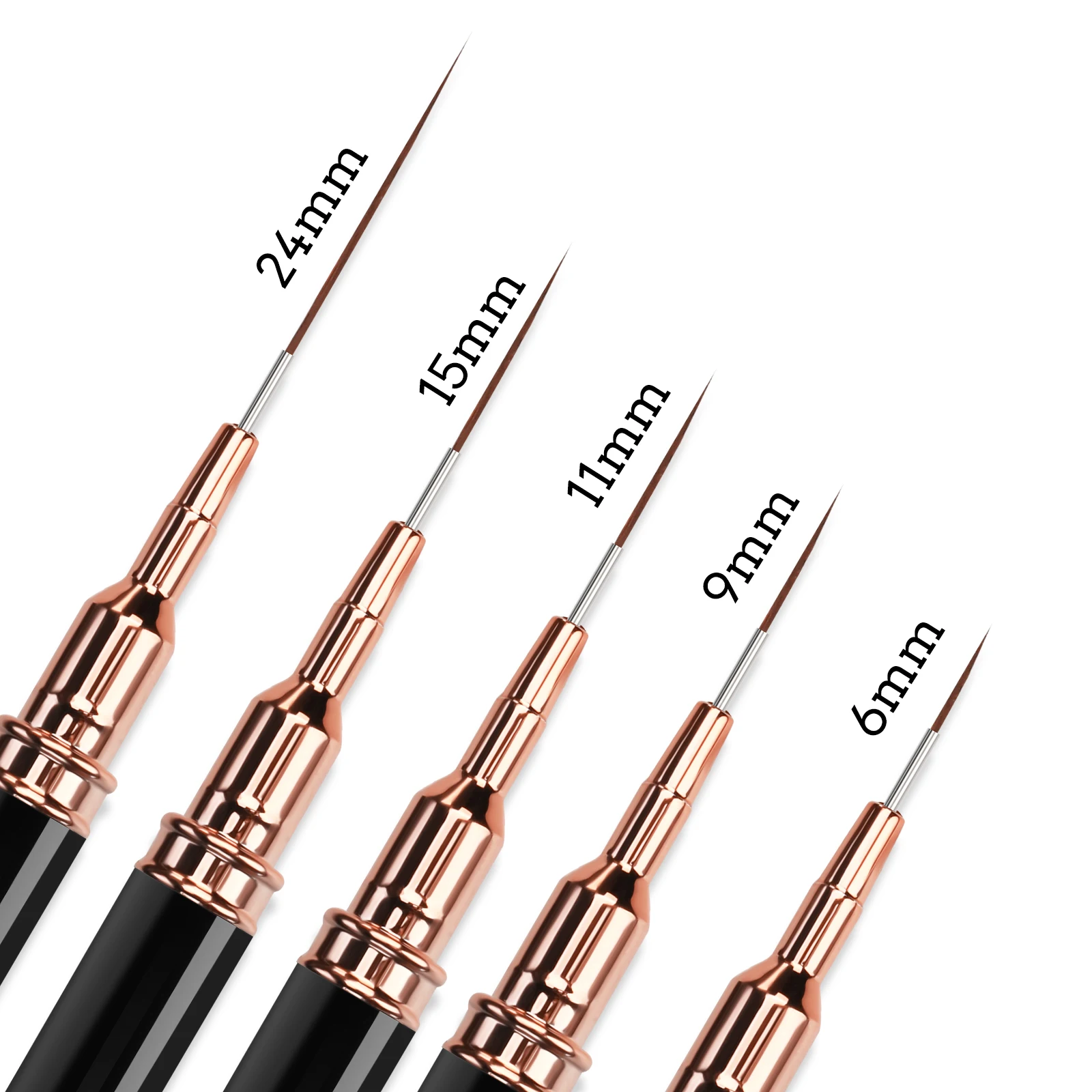 Nail Brush Pen 5pcs/set Nail Art Liner Striping Brushes Set Elongated Striping Drawing Painting Professional Manicure Pen Tools Nail Brush Pen 5pcs/set Nail Art Liner Striping Brushes Set Elongated Striping Drawing Painting Professional Manicure Pen Tools - Image 1