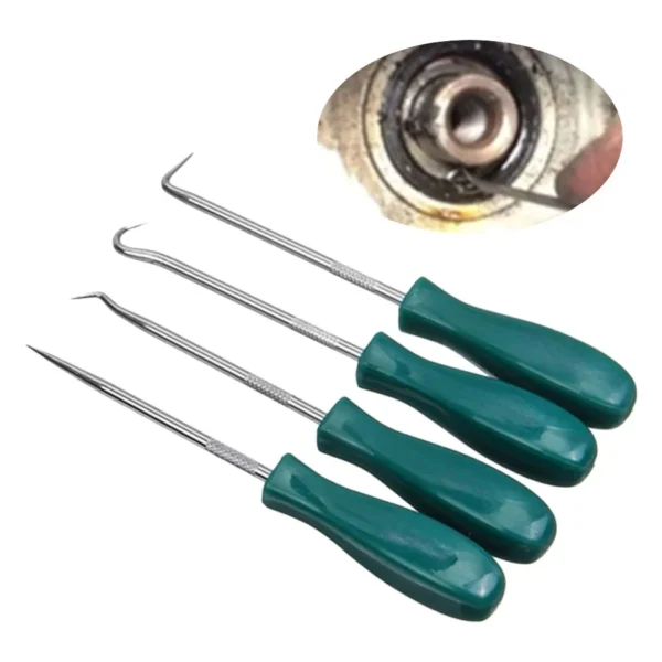 New 4Pcs 135mm Car Auto Vehicle Oil Seal Screwdrivers Set O-Ring Seal Gasket Puller Remover Pick Hooks Repair Tools for car - Image 1
