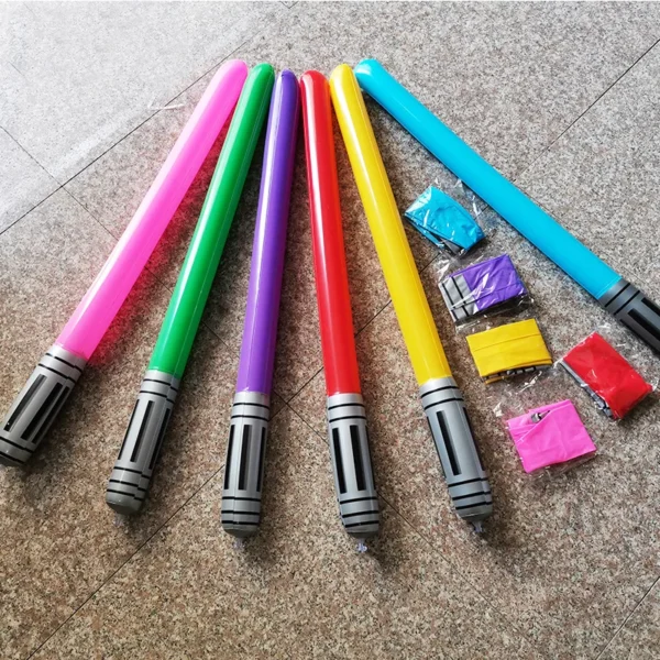 New Kids Inflatable Lightsaber Laser Sword Toy 100cm Inflatable Stick Pvc Inflatable Sword for Children Gift - Image 1