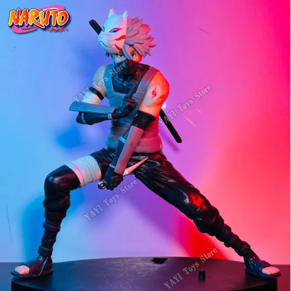 New Naruto Anime Figure 18cm Hatake Kakashi PVC Action Figure Model Doll car Ornaments Collections Toy Gifts - Image 1